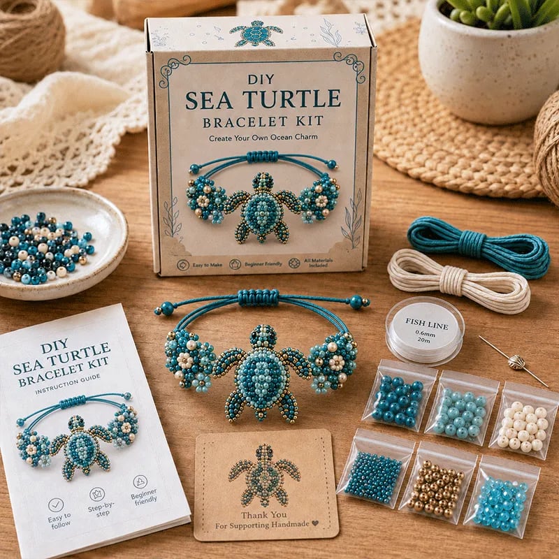 🔥50% Off Last Day -🐙DIY Beaded Bracelet Making Kit