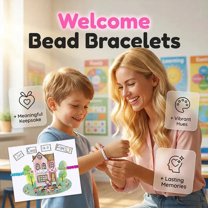 🔥HOT SALE 49% OFF - ✨🌈Pack of 25 Welcome BeadBracelets - StrengthenClassroom Friendship & SpreadWarm Kindness!