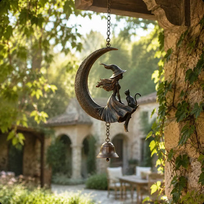 🌙 Witch Moon Wind Chime🔮A Touch of Magic for Every Breeze