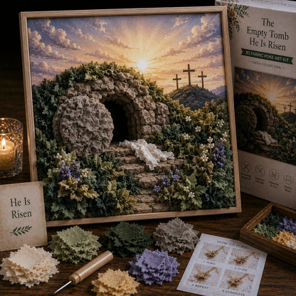 ✝️ 3D Christian Fabric Poke Art Kit