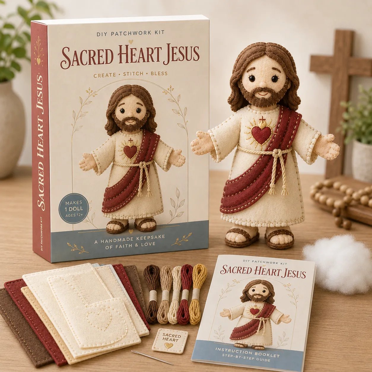 ✝️ Faith & Blessings DIY Patchwork Kit