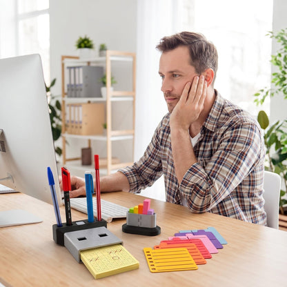 USB-Shaped Desk Organizer Set