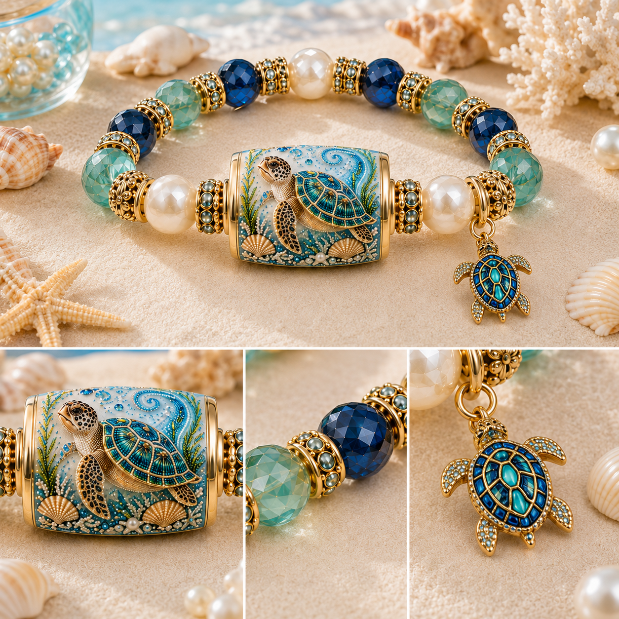 💥 Last Day 49% OFF – 🌊 Ocean Guardian Collection Bracelet — Limited Edition 2026