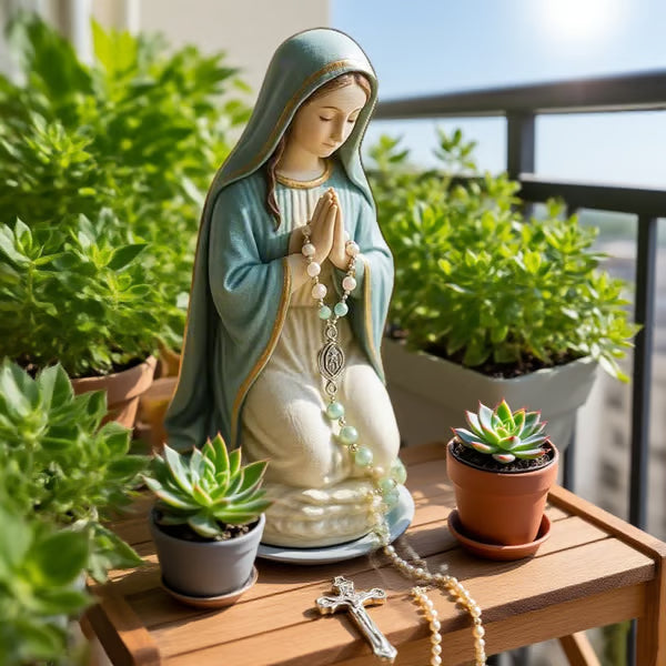 (🎁Last Day 49% OFF)🔥Handcrafted Virgin Mary Rosary Holder