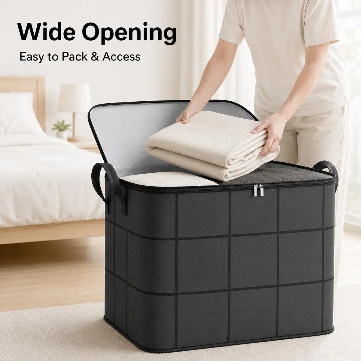 💥70% OFF Factory Clearance –📦Foldable Storage Tote – Waterproof, Dustproof, Big & Portable 🌟