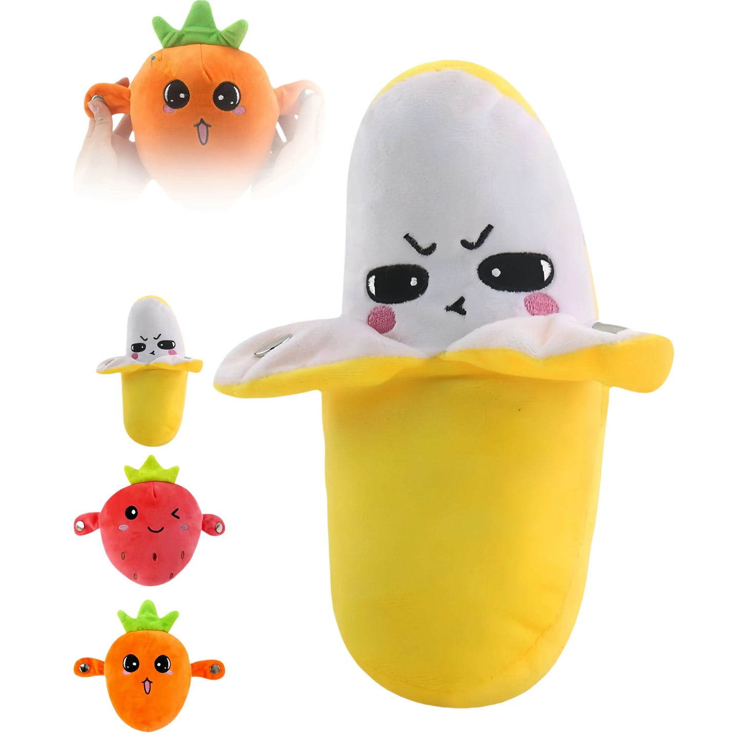 💕Hot sale 49% OFF💖Interactive Music Plush Toy Set🍌🍓🥕