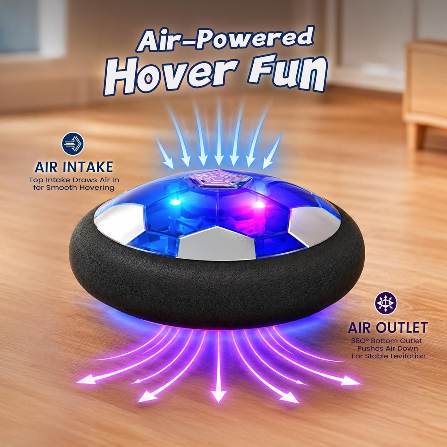 Weisman Rechargeable Hover Soccer Ball