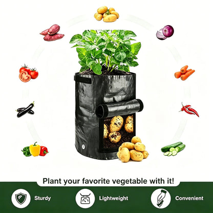 🥔 Garden Cloth Planting Bags – Breathable & Easy Harvest Grow Bags 🔥