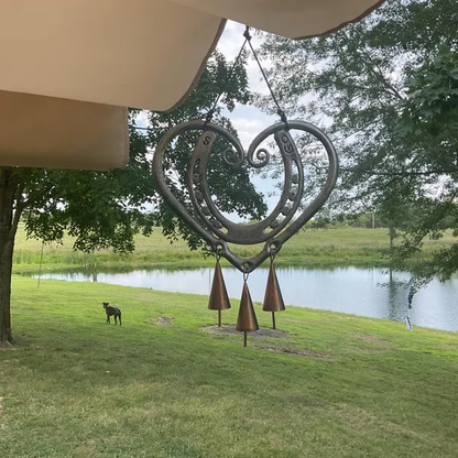 The Horseshoe Heart Wind Chime ❤🐎