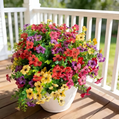 🌸UV Resistant Artificial Flowers – Fade-Free & Colorful for Garden, Patio, Home Decor