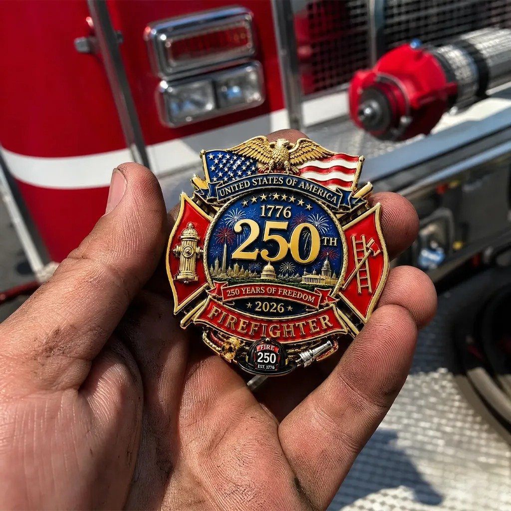 🔥Last Day 49% OFF - 250th Anniversary Firefighter Badge