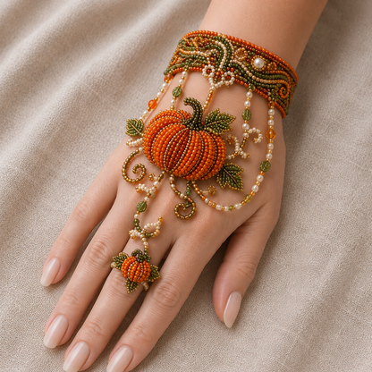 🔥Save 49%  – NEW ARRIVAL✨ DIY Beaded Hand Bracelet Kit – Create Your Own Wearable Art🔥