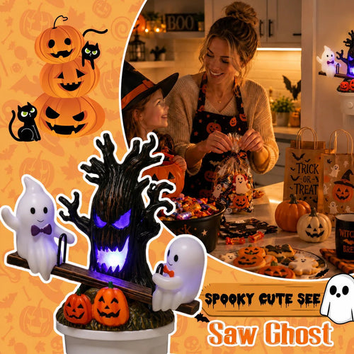 🔥HOT SALE 49% OFF-🎃👻Animated Seesaw Ghost Plug In LED Night Light
