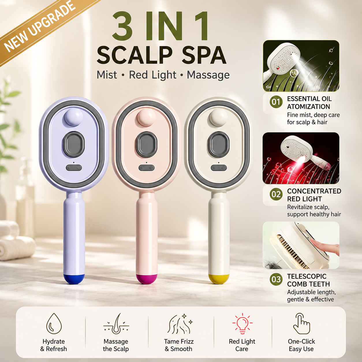 🔥Day Sale 50% OFF🔥Hoomwell™ 5-in-1 SilkGlide Styler