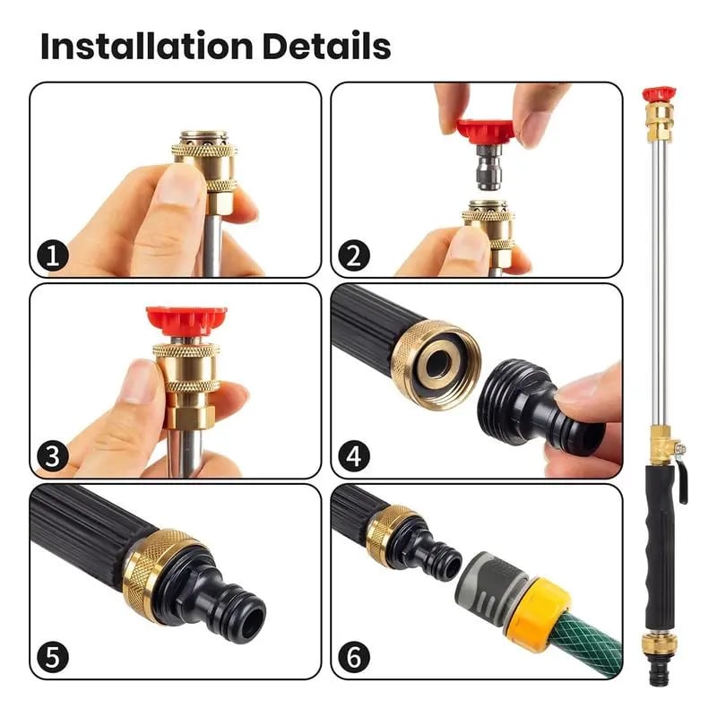 🏠🚀2026 Hot Sale✨ - Jet Nozzle Power Washer for Garden Hose