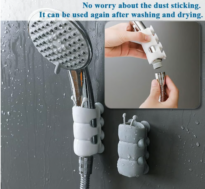 🎉Factory Clearance Sale 60% OFF📦Shower Head Suction Cup, No Drill Removable Shower Head Mount Bracket