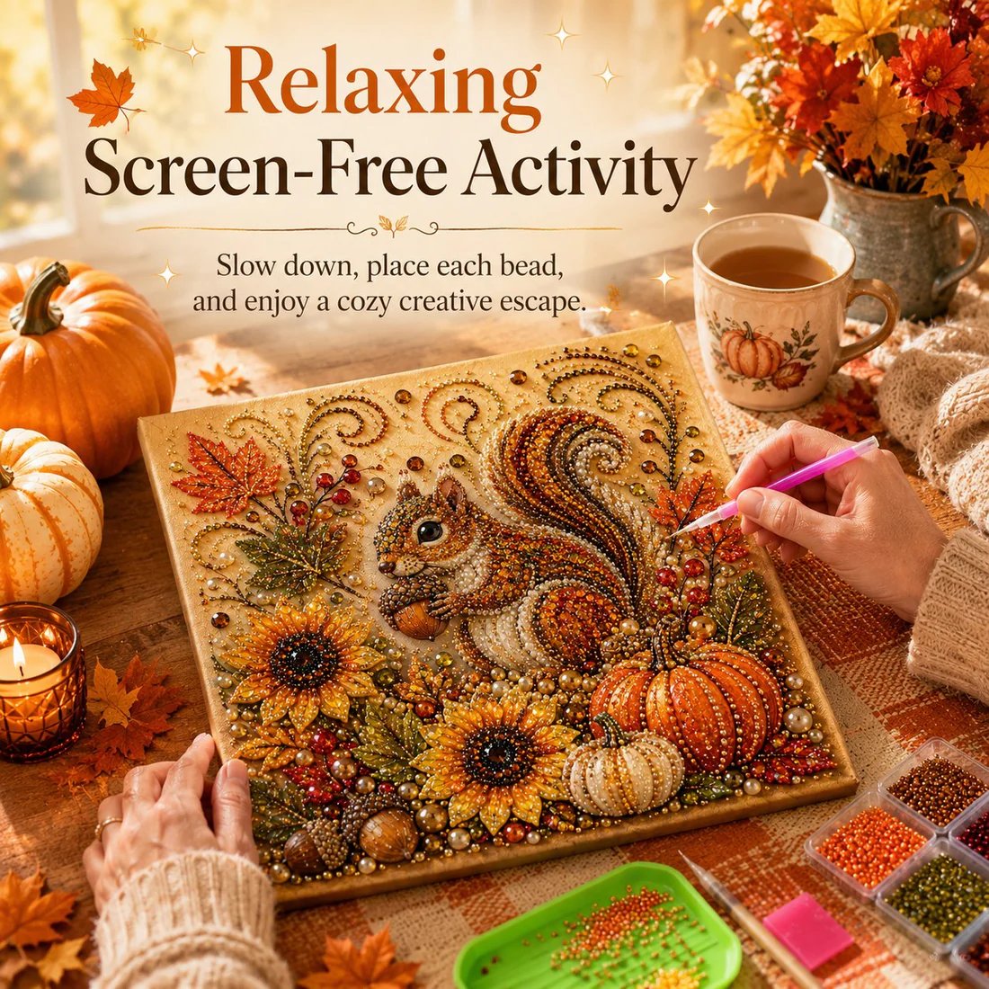 🔥Last Day 49% OFF - 🍂Autumn Pearl Painting Kit🎃✨