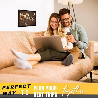 🔥Last Day 49% OFF -❤️Wooden USA Travel Map Puzzle🧩A Stylish Way to Track Your Journey & Memories