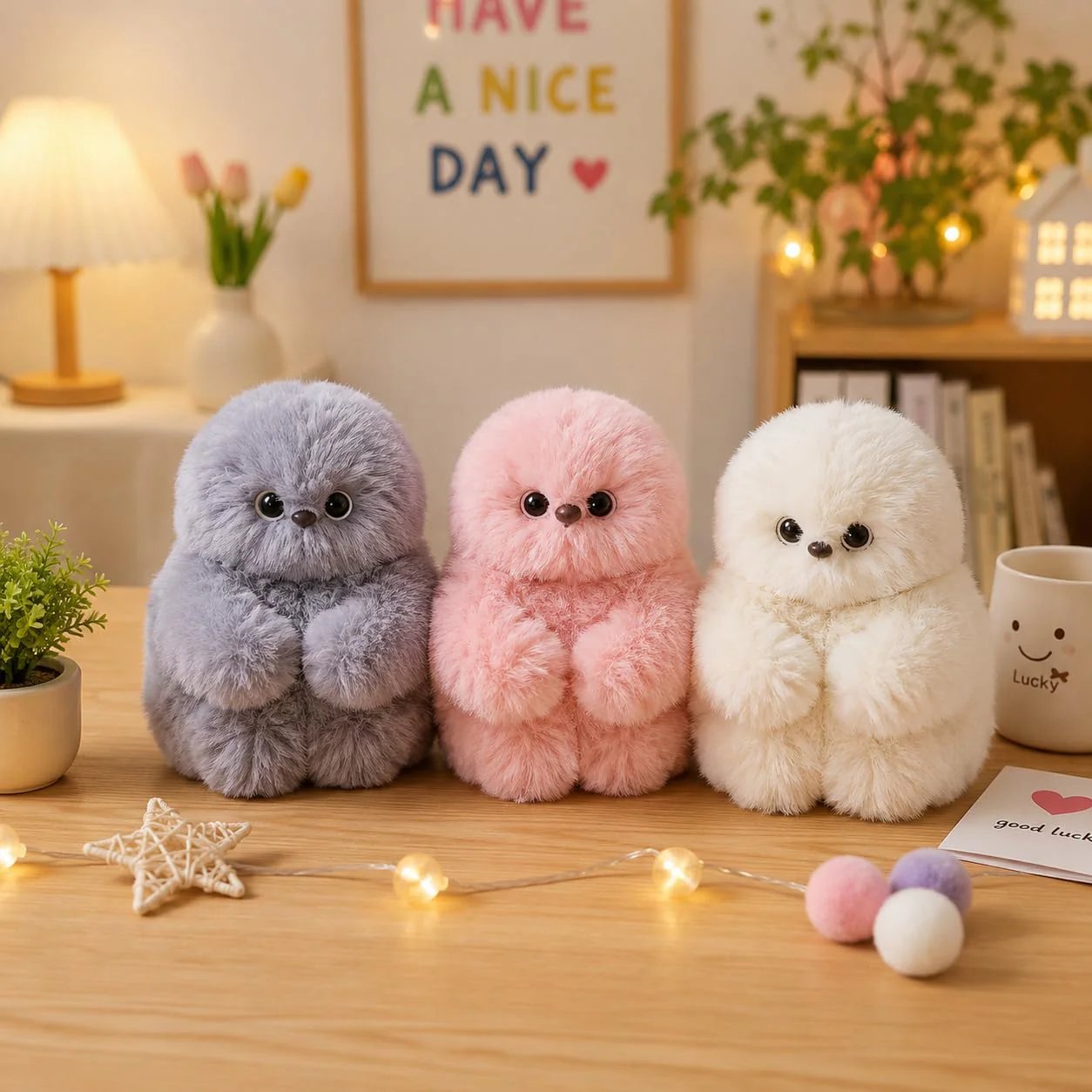 🦉3-in-1 Interactive Plush Owl – Talks, Sings & Turns Head – Cute Plush Pendant for Baby, Bags& Cars