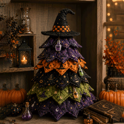 🔥HOT SALE🎃 DIY Halloween Quilted Fabric Tree Kit