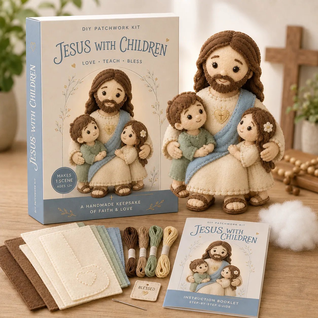 ✝️ Faith & Blessings DIY Patchwork Kit