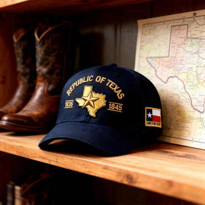 🔥Republic of Texas Embroidered Hat