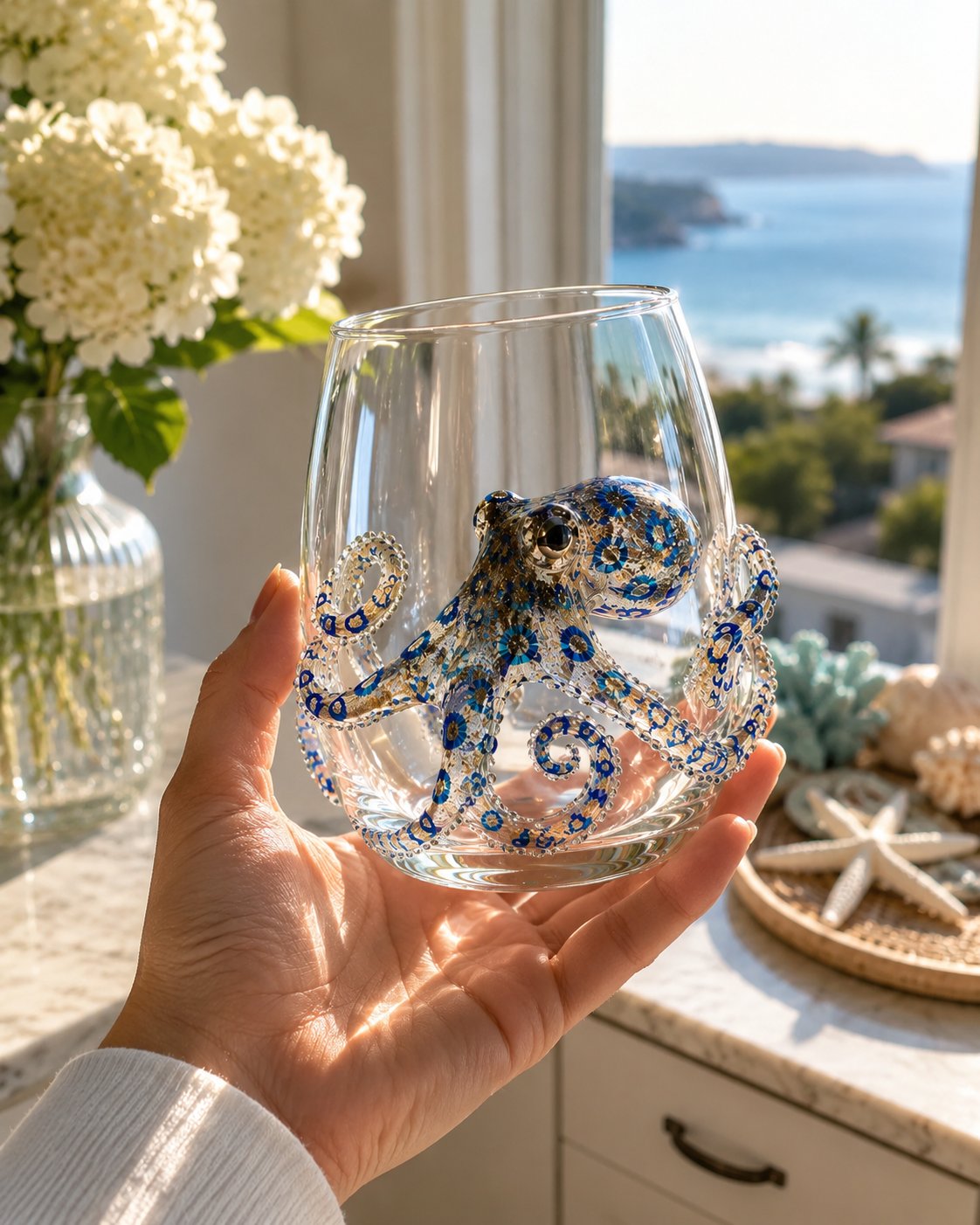 🌊 3D Ocean Animal Artisan Glassware Collection for Fresher Sips, Coastal Elegance & Elevated Home Bar Vibes