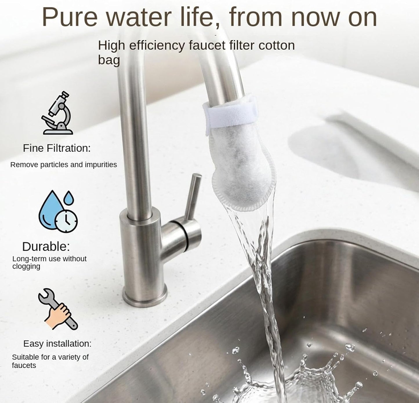 🎉🚙Disposable faucet filter bag