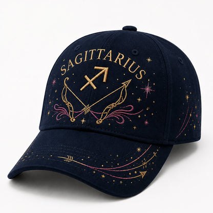 🔥HOT SALE ♈12 Zodiac Signs Embroidered Cap Collection – Celestial Hats Made for Every Personality