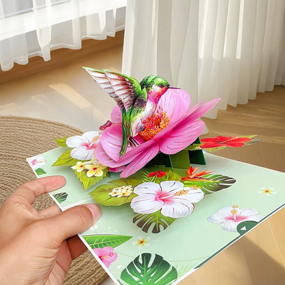 🦋 Vibrant 3D  Butterfly & Daisy Pop-Up Greeting Card！🦋 Open It—and Watch a Butterfly Garden Come to Life!