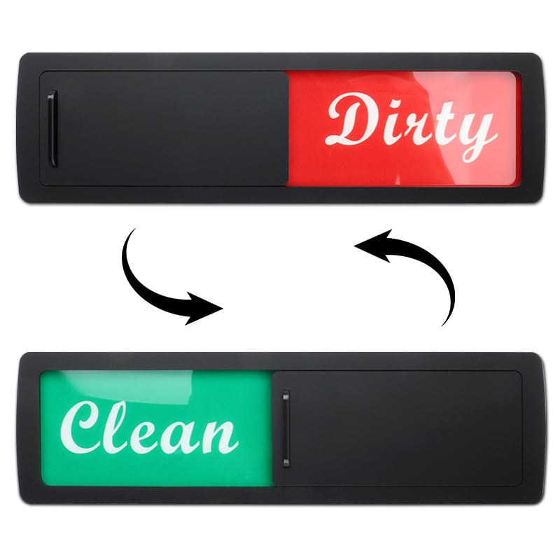 Clean Dirty Dishwasher Magnet Indicator Sign ✨