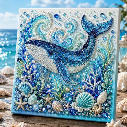 🔥 Last Day 49% OFF - 🌊✨ Ocean Theme Pearl Art DIY Kit – Relaxing DIY Craft to Create Stunning Coastal Artwork