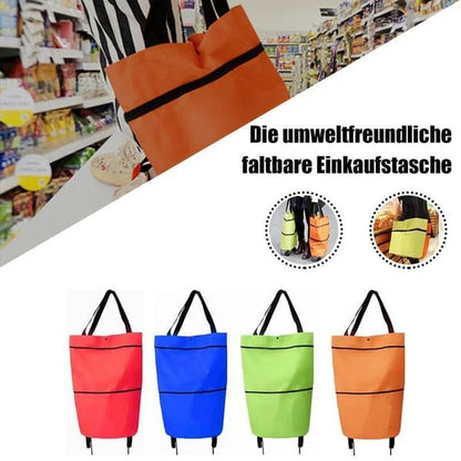 🔥HOT SALE 50% OFF - 🛍️Foldable 2-in-1 Shopping Bag
