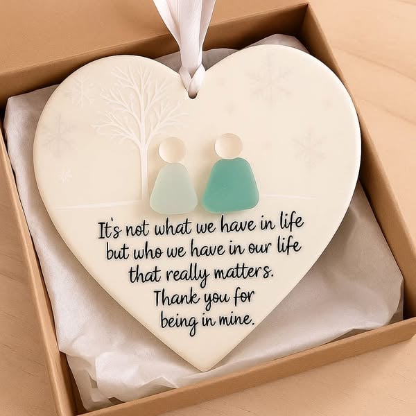 ❤️Heart-Shaped  Friendship Decor🌊✨ Shaped by Nature & Crafted by Hand💝