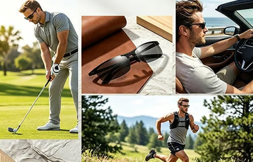 🕶️Photochromic Sunglasses with Anti-glare Polarized Lens🌞