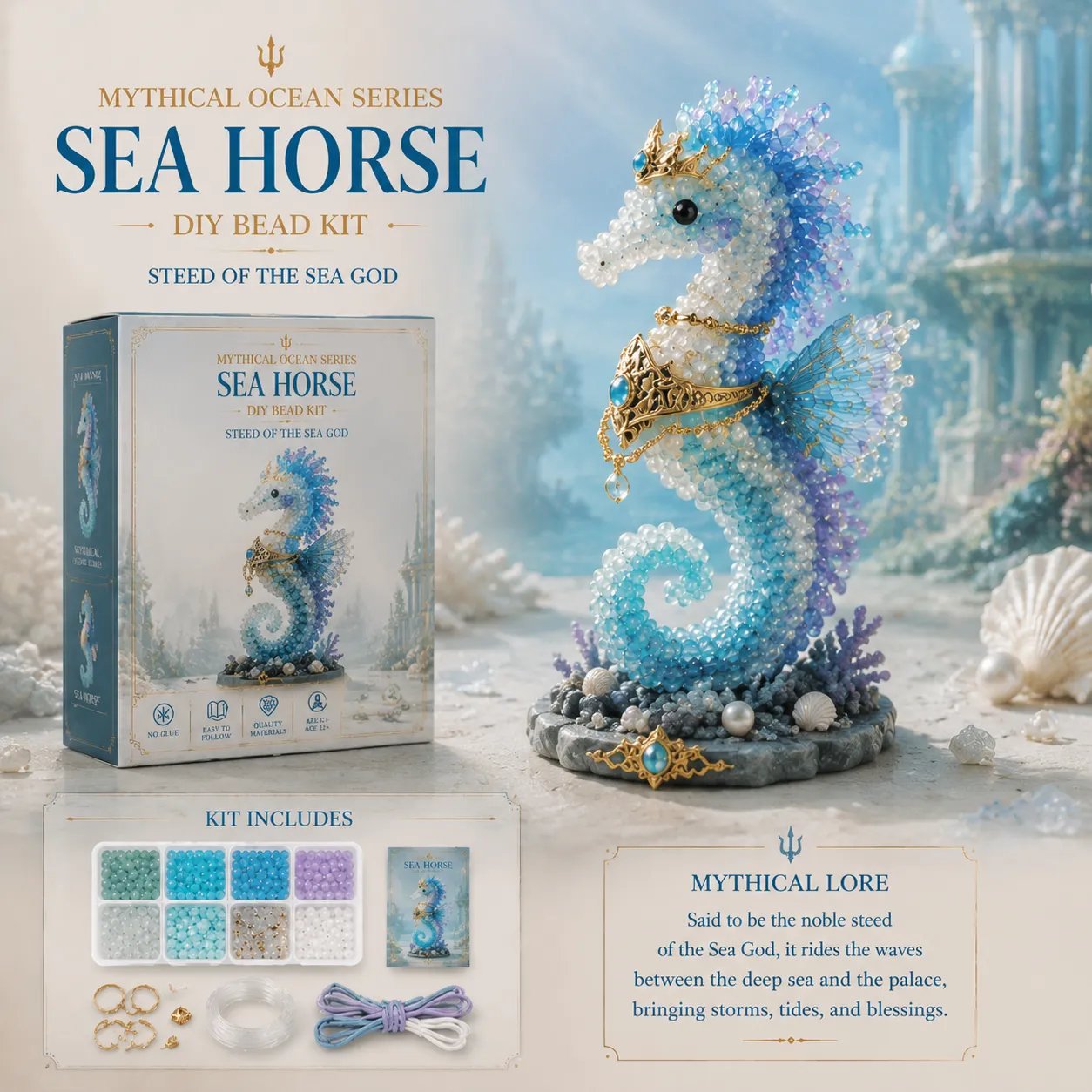 Last Day 50% OFF - 🌊 Mythical Ocean DIY Bead Kit