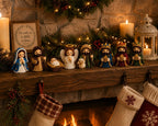 ✝️3D Beaded Nativity Collection DIY Kit – Handmade Christmas Faith Craft Set (8-Piece Set)