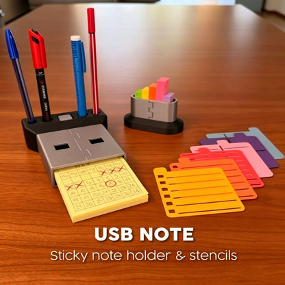 USB-Shaped Desk Organizer Set