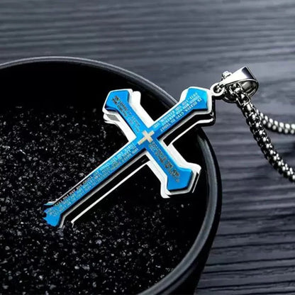 ✝️Men's Lord's Prayer Cross Necklace