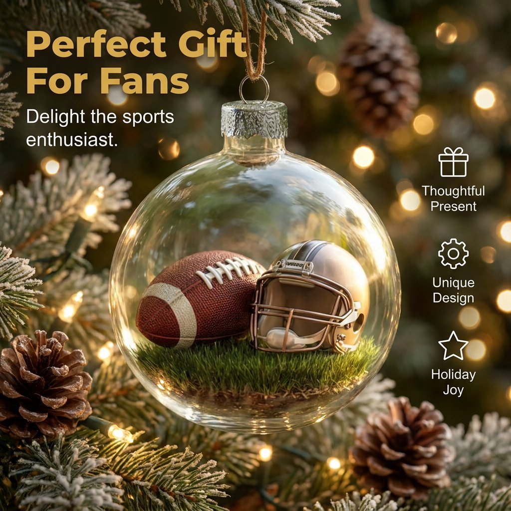 🎁Limited release-🌲Christmas Gift--⚾Sports Holiday Ornament