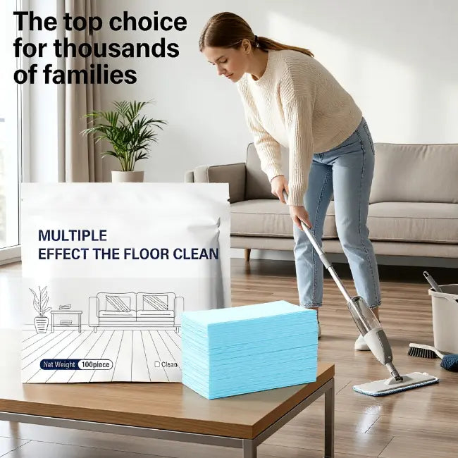 🔥100 Piece Floor Cleaning Tablets Multi-Surface Cleaner for Hardwood Laminate Tile & RV Walls Antibacterial Deodorization Maintenance