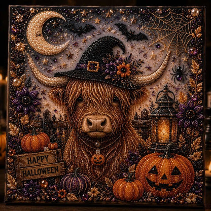 🔥Last Day 49% OFF - 👻 Cute Ghosts Pumpkins 3D Pearl Mosaic Art Kit Halloween Decor (No Mess, Beginner), Age 8+