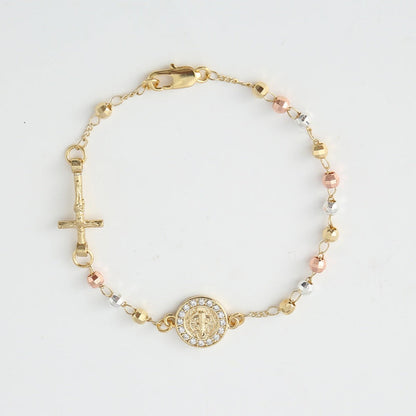⚡Hot Sales 42% OFF✝️Rosary Cross Beaded Bracelet✨✨