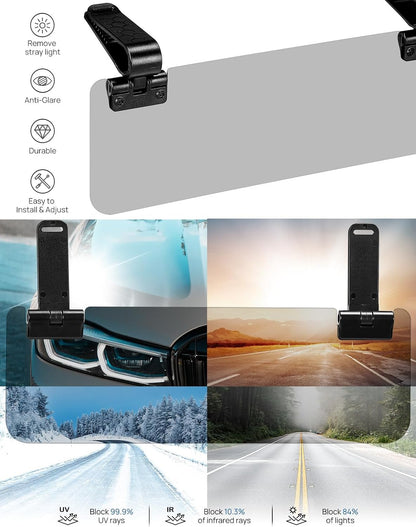 🔥Buy 2 Get FreeShipping-Polarized Sun Visor Extender for Cars – UV400 Anti-Glare