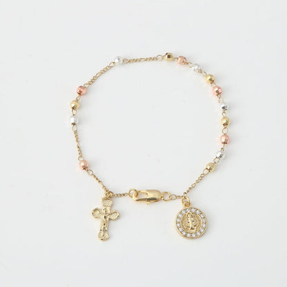 ⚡Hot Sales 42% OFF✝️Rosary Cross Beaded Bracelet✨✨