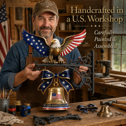 🔔🔔 Ring in the Semiquincentennial: 1776-2026 "Spirit of Liberty" Eagle Bell