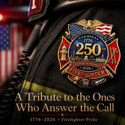 🔥Last Day 49% OFF - 250th Anniversary Firefighter Badge