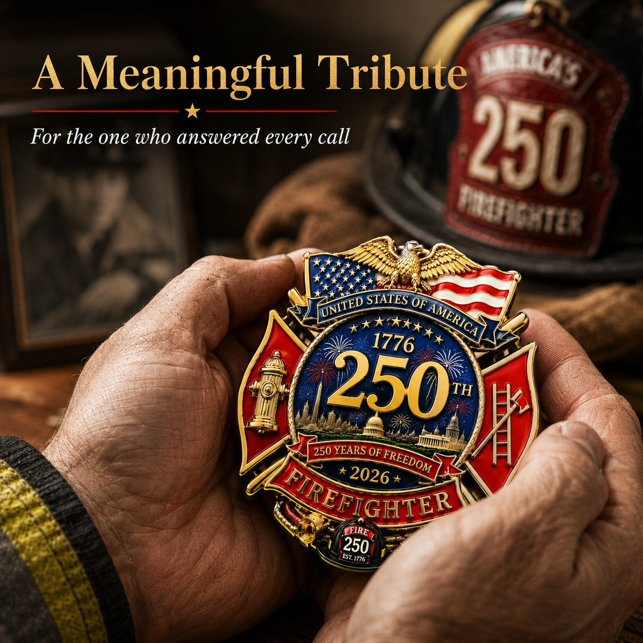 🔥Last Day 49% OFF - 250th Anniversary Firefighter Badge