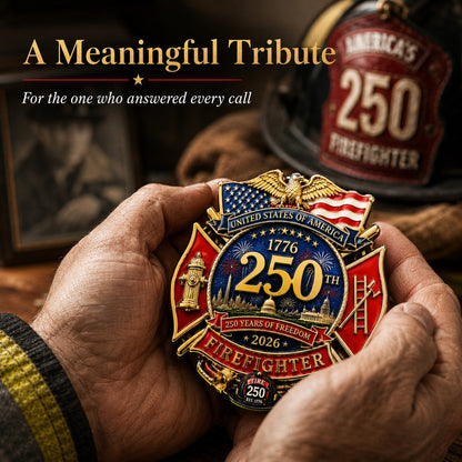 🔥Last Day 49% OFF - 250th Anniversary Firefighter Badge