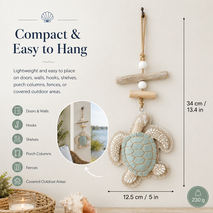 🔥Last Day 49% OFF🔥Glowing Coastal Sea Turtle Wall Art